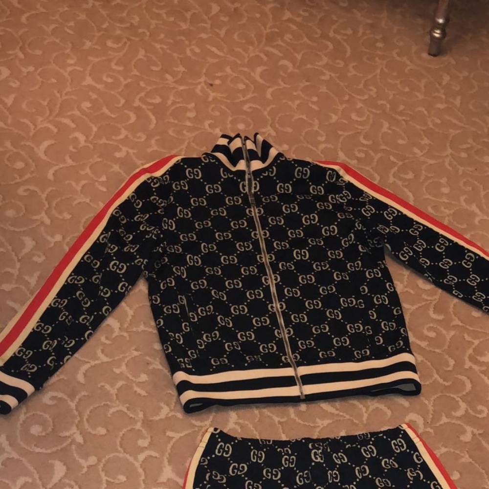 GG jacquard cotton jacket